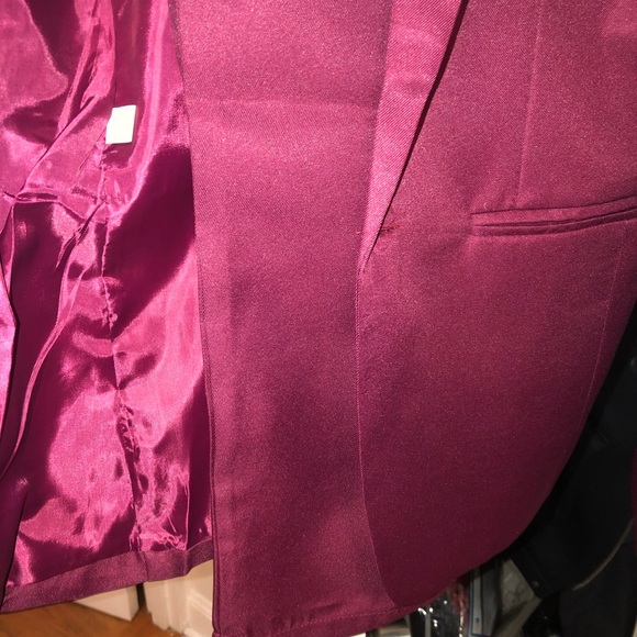 Men’s burgundy suit brand new Size small - Picture 4 of 6
